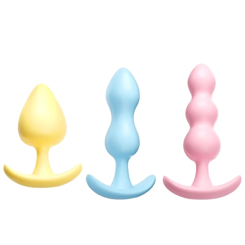 KIT PLUG ANAL EM SILICONE