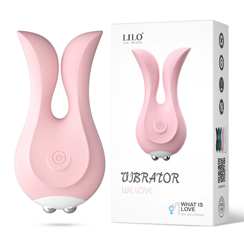 MINI VIBRADOR DE CLITÓRIS COELHO LILO