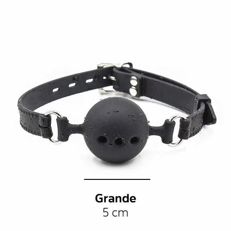 MORDAÇA GAG BALL EM SILICONE