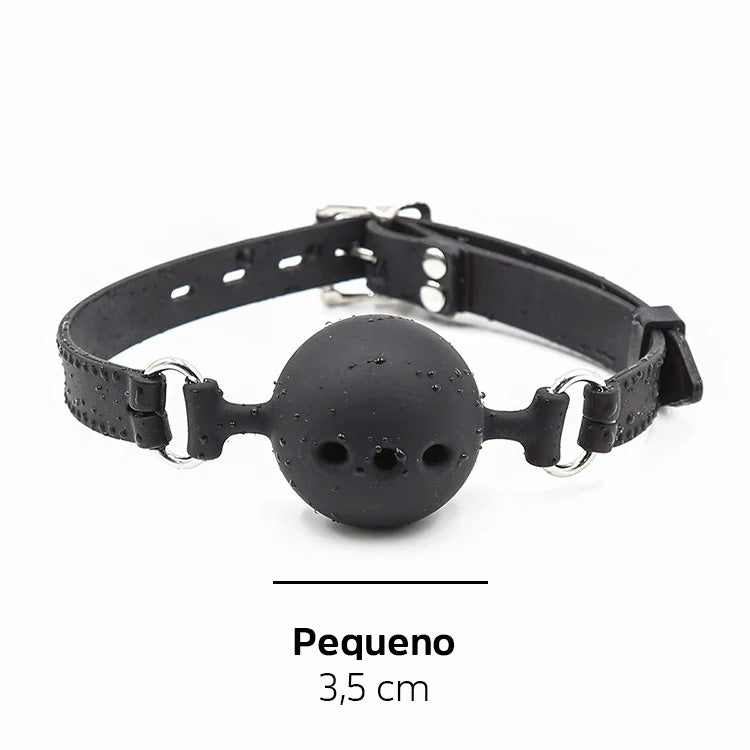 MORDAÇA GAG BALL EM SILICONE