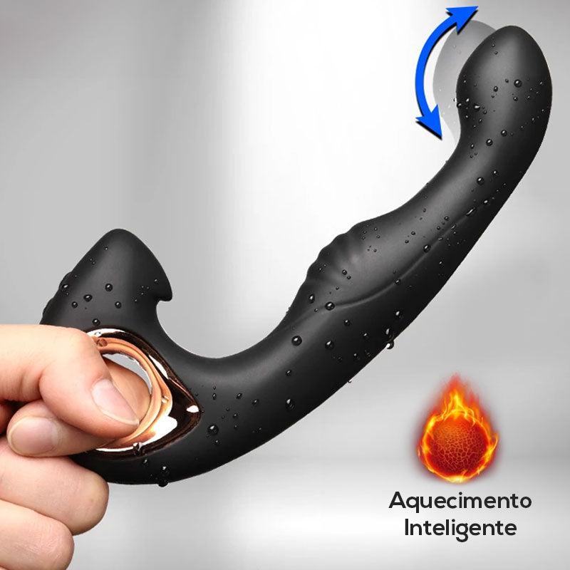 VIBRADOR MASSAGEADOR DE PRÓSTATA E PERÍNEO COM AQUECIMENTO