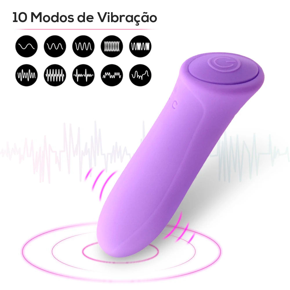 VIBRADOR BULLET RECARREGÁVEL SOFT