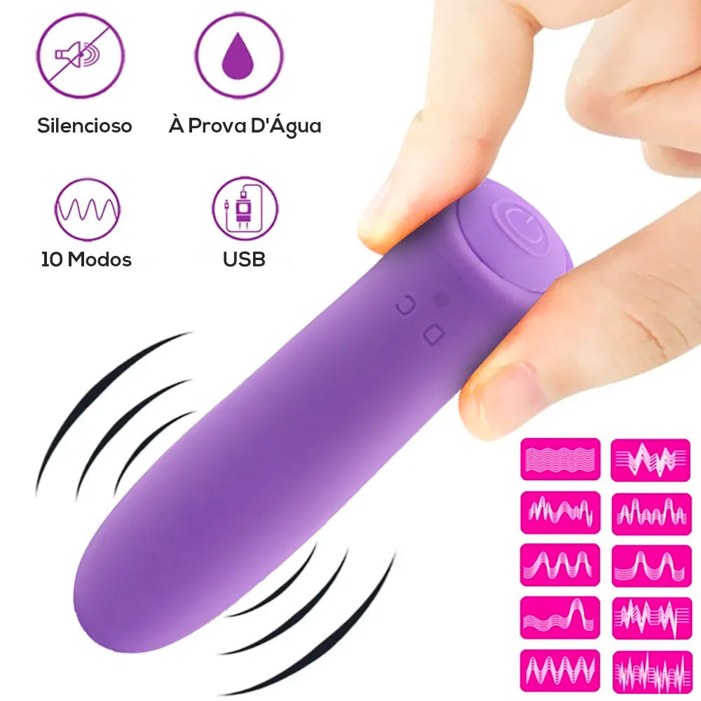 VIBRADOR BULLET RECARREGÁVEL SOFT